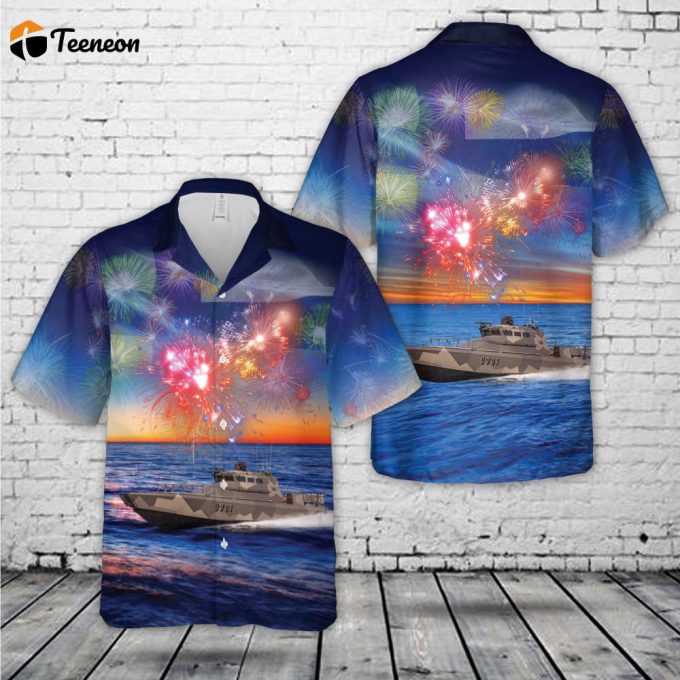 Finnish Navy Merivoimat Jehu-Class Landing Craft, Independence Day Hawaiian Shirt Gift For Dad Father Days 1