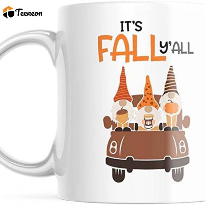 Gnome Fall Coffee Mug It'S Fall Y'All Mug 2