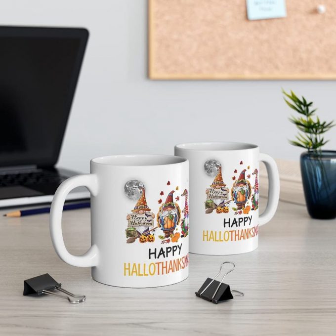 Gnomes Hallothanksmas Coffee Mug 3