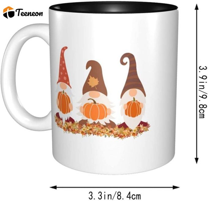 Gnomes Pumpkins Thanksgiving Mug 1