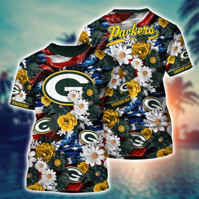 Green Bay Packers Nfl Hawaii Shirt Independence Day, Summer Shirts 2