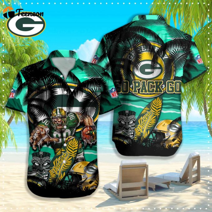 Green Bay Packers Nfl-Hawaiian Shirt 1