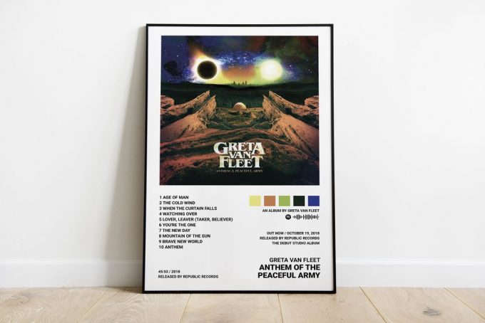 Greta Van Fleet Posters / Anthem Of The Peaceful Army Poster 2