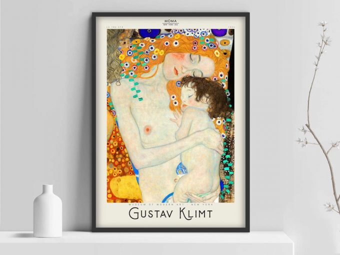 Gustav Klimt Poster, Gustav Klimt Mother And Child Poster 3