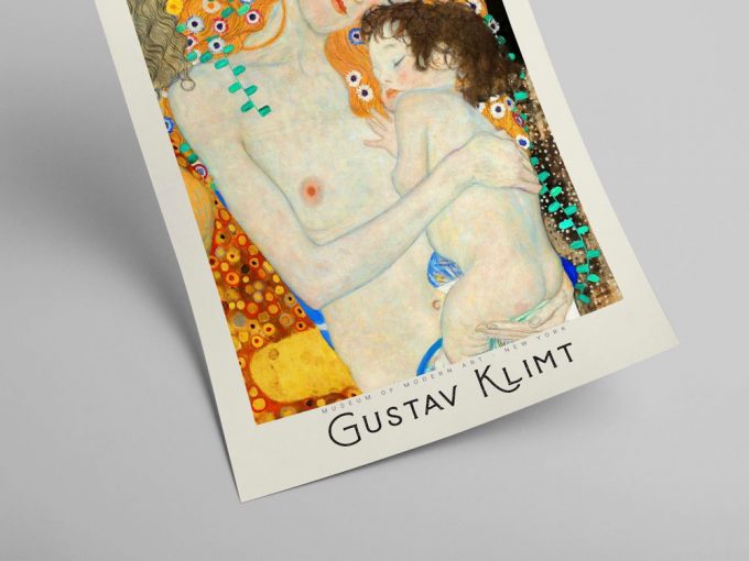 Gustav Klimt Poster, Gustav Klimt Mother And Child Poster 4