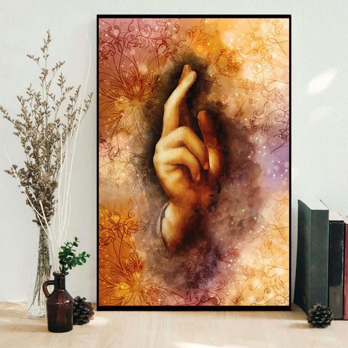 Hand Of Jesus 3D All Over Printed Poster Vertical 2