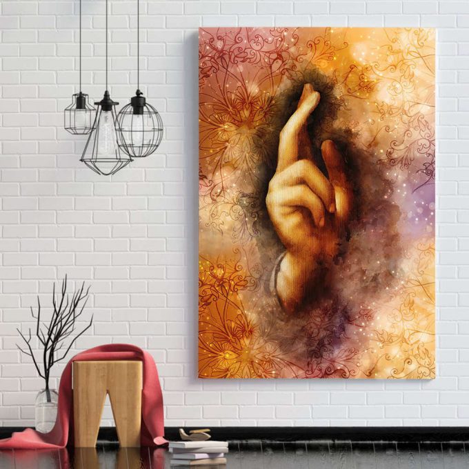 Hand Of Jesus 3D All Over Printed Poster Vertical 3