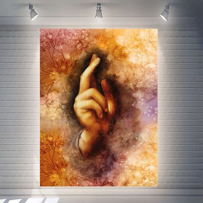Hand Of Jesus 3D All Over Printed Poster Vertical 5