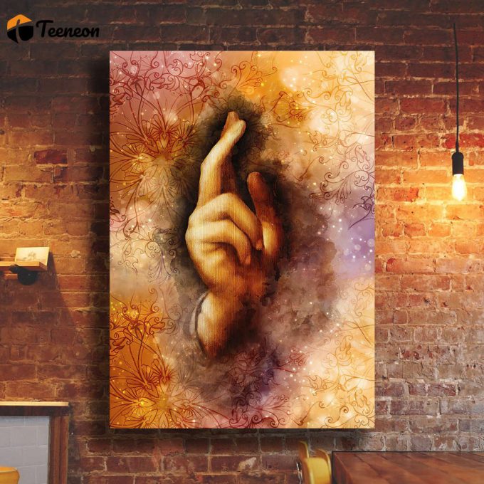 Hand Of Jesus 3D All Over Printed Poster Vertical 1
