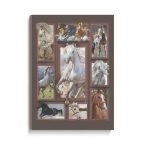 Horse king of highland Poster Canvas