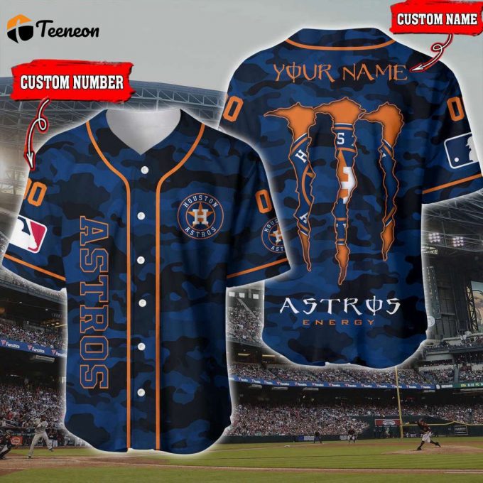 Houston Astros Baseball Jersey Custom For Fans 1