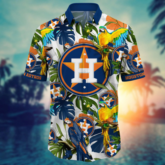 Houston Astros Mlb Flower Hawaii Shirt And Tshirt For Fans, Summer Football Shirts 3