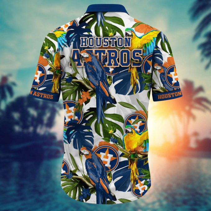 Houston Astros Mlb Flower Hawaii Shirt And Tshirt For Fans, Summer Football Shirts 4