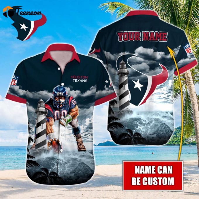Houston Texans Nfl-Hawaiian Shirt Custom 1