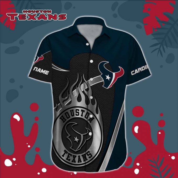Houston Texans Nfl-Hawaiian Shirt Custom 2