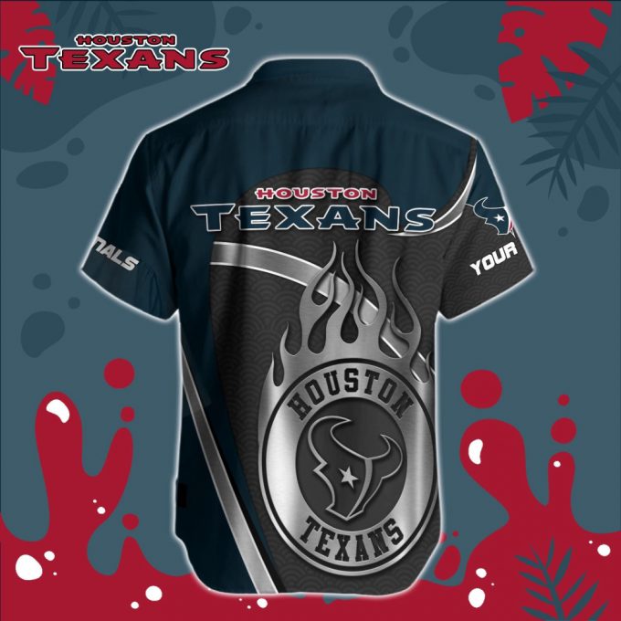 Houston Texans Nfl-Hawaiian Shirt Custom 3