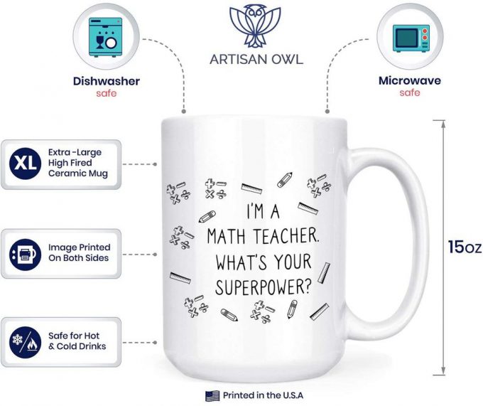 I'M A Math Teacher Double Sided Mug 2