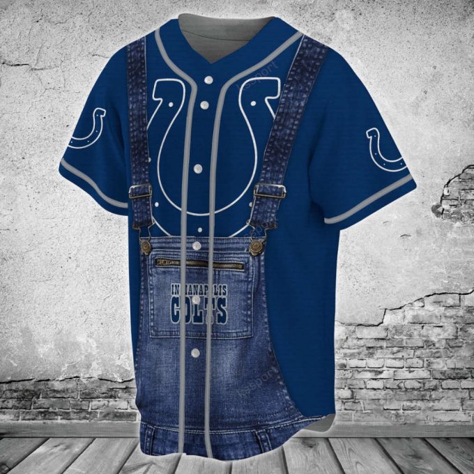 Indianapoiis Coits Personalized Baseball Jersey 2