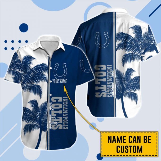 Indianapolis Colts Hawaii Shirt Men Short Custom Nfl 2