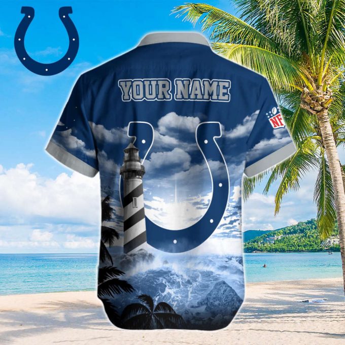 Indianapolis Colts Nfl-Hawaiian Shirt Custom 3