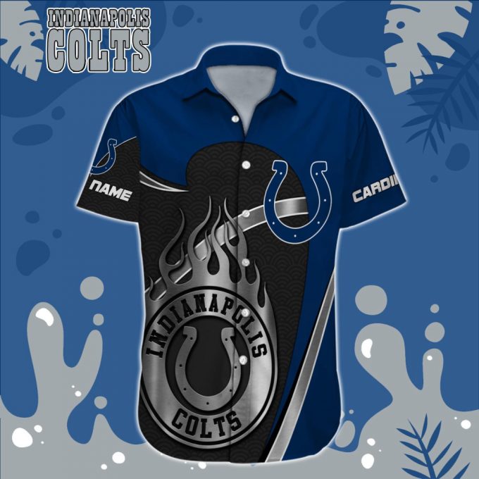 Indianapolis Colts Nfl-Hawaiian Shirt Custom 3