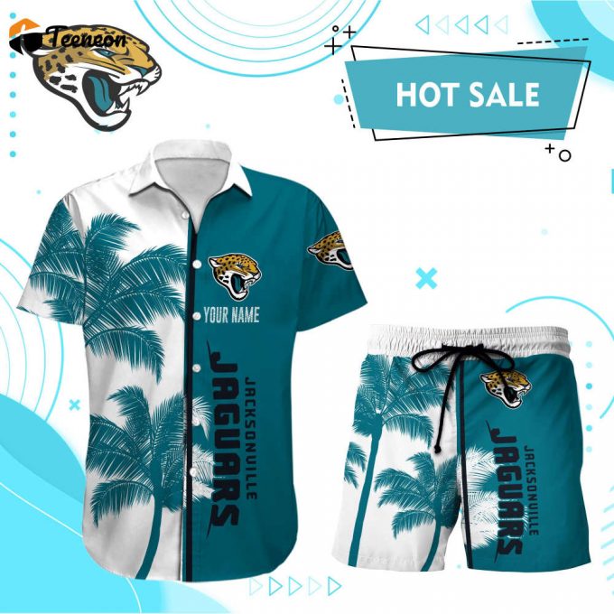 Jacksonville Jaguars Hawaii Shirt Men Short Custom Nfl 1
