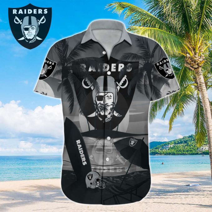Las Vegas Raiders Nfl-Hawaiian Shirt Custom 2