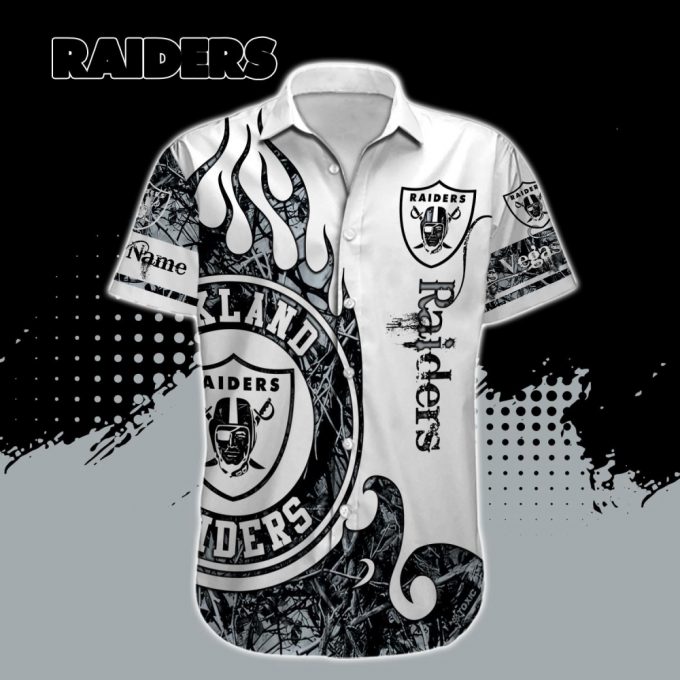 Las Vegas Raiders Nfl-Hawaiian Shirt Custom 2
