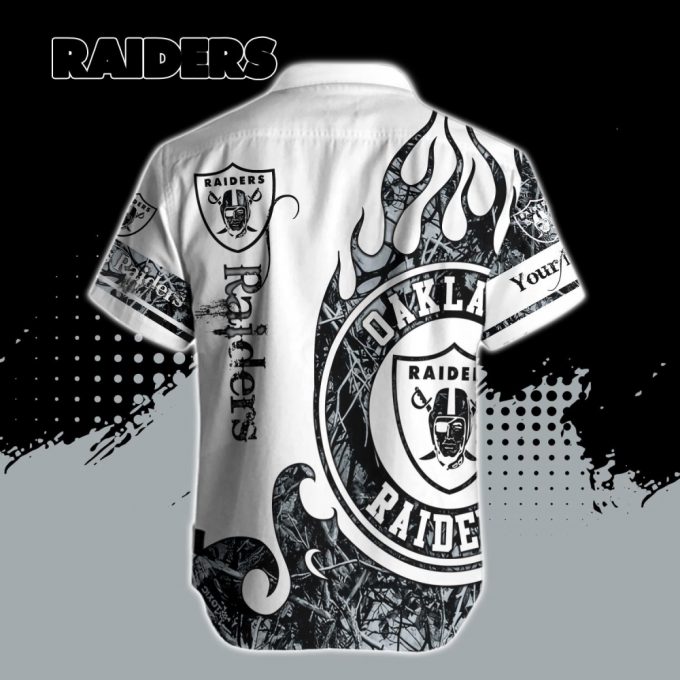 Las Vegas Raiders Nfl-Hawaiian Shirt Custom 3