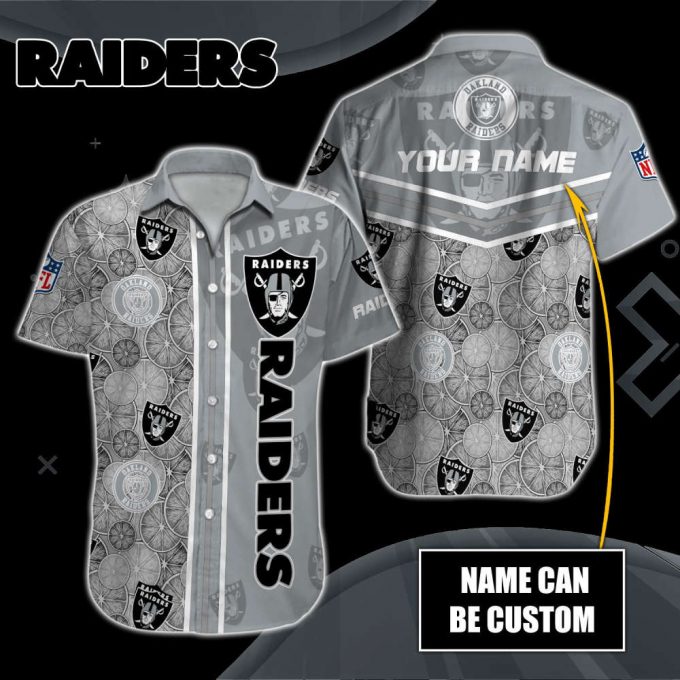 Las Vegas Raiders Nfl-Hawaiian Shirt Custom 3