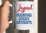 Legend Husband Daddy Grandpa Coffee Mug