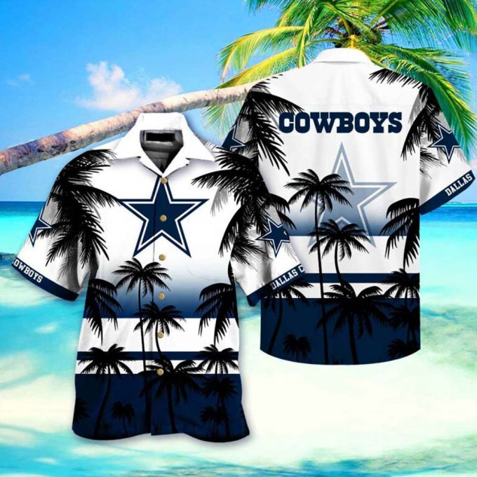 Limited Dallas Cowboys Palm Tree Graphic Hawaiian Shirt 2