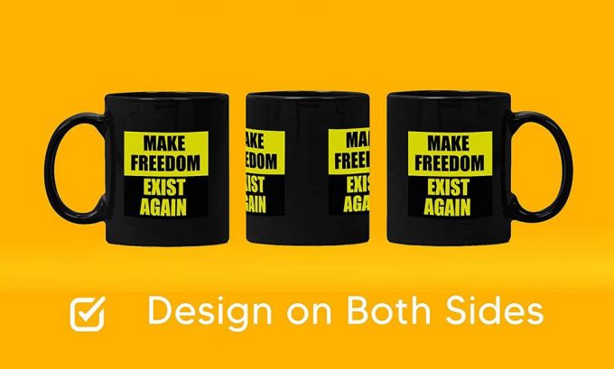 Make Freedom Exist Again Ancap Flag Mug 11Oz 3