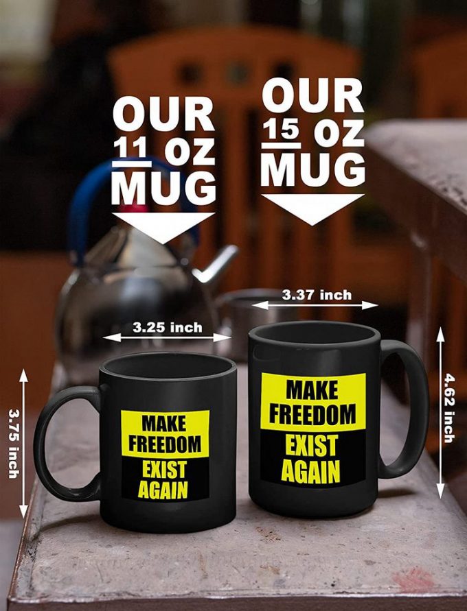 Make Freedom Exist Again Ancap Flag Mug 11Oz 4