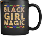 Melanin Poppin Afro Dashiki Melanin Rich Skin Mugs