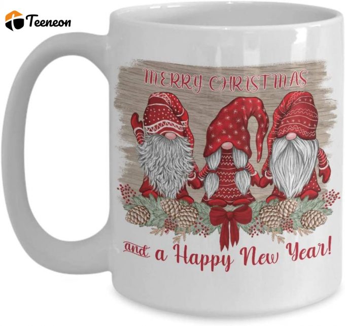 Merry Christmas Gnome Family Mug 2