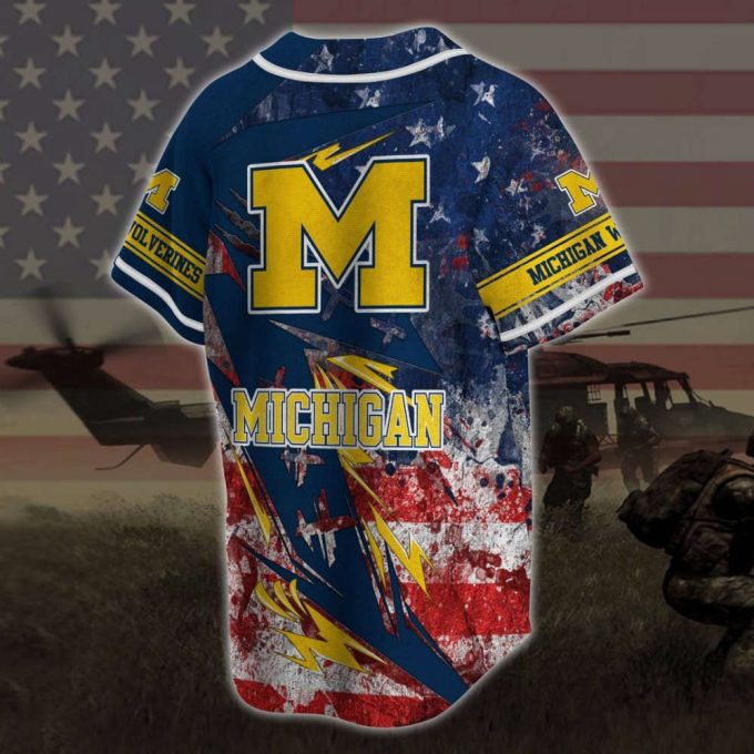 Michigan Wolverines Baseball Jersey 2