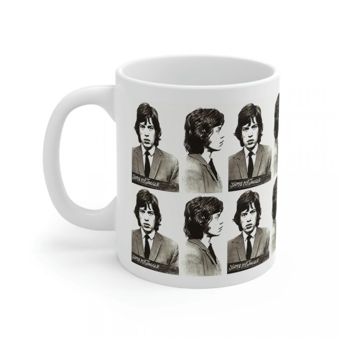 Mick Jagger Mugshot Coffee Mug 2