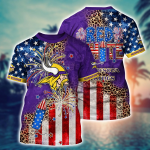 Minnesota Vikings NFL Hawaii Shirt Independence Day, Summer Shirts