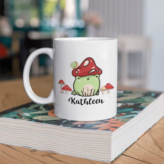 Mushroom Frog Funny Coffee Mug 4