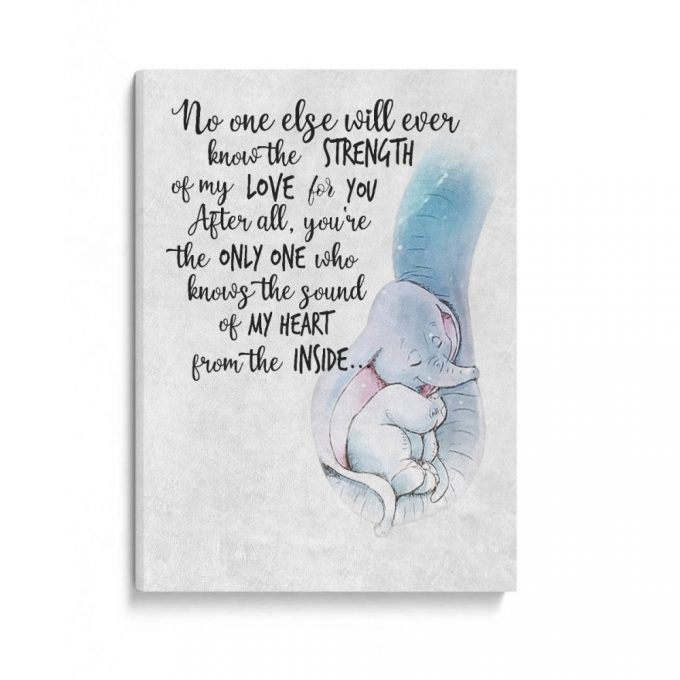 My Heart From The Inside Poster Canvas, Meaningful Mother'S Day Gift, Things To Get Mom For Mother S Day, 2