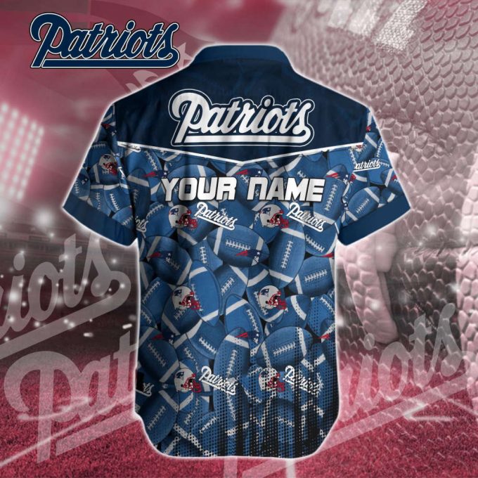 New England Patriots Nfl-Hawaiian Shirt Custom 2