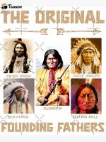 NEW LIMITED The Original Founding Fathers Native American Premium Matte Vertical Poster