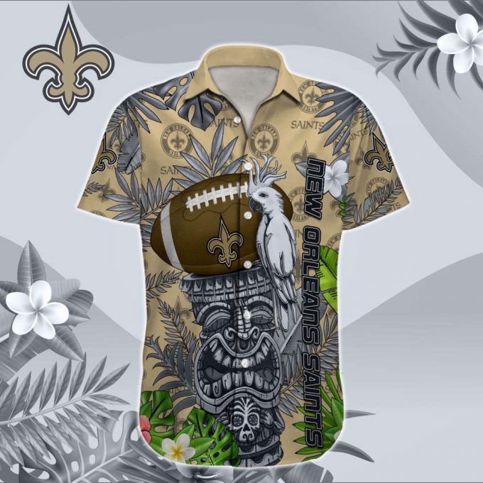 New Orleans Saints Nfl-Hawaiian Shirt Custom 2