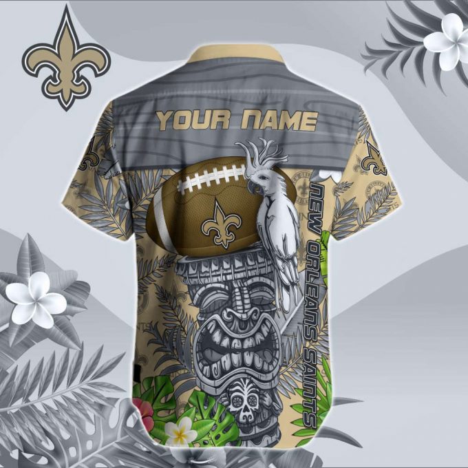 New Orleans Saints Nfl-Hawaiian Shirt Custom 3