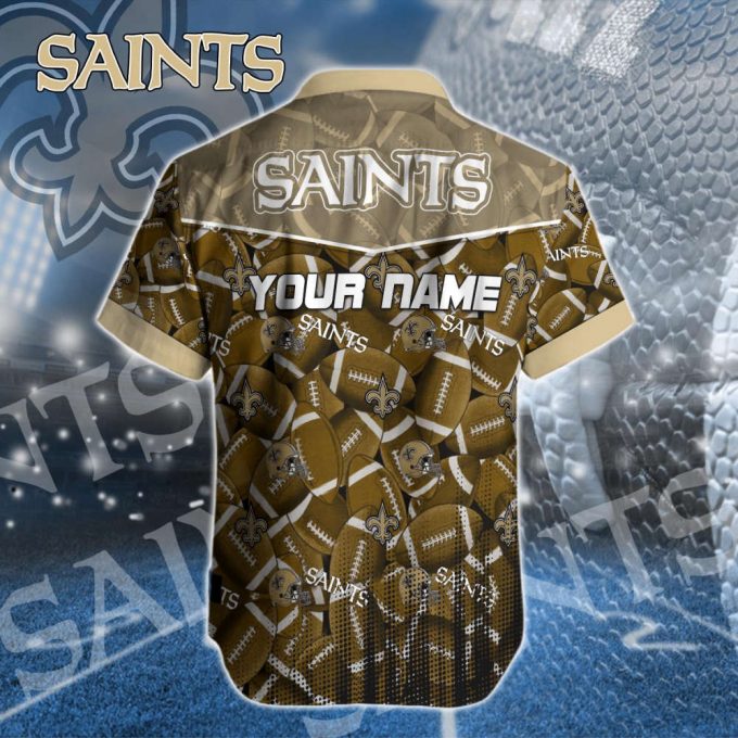 New Orleans Saints Nfl-Hawaiian Shirt Custom 2