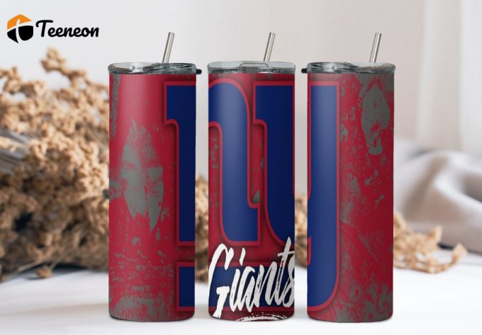 New York Giants Football 20 Oz Tumbler 1