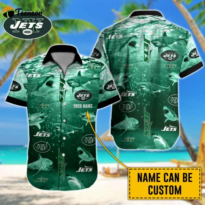 New York Jets Nfl-Hawaii Shirt Custom 1