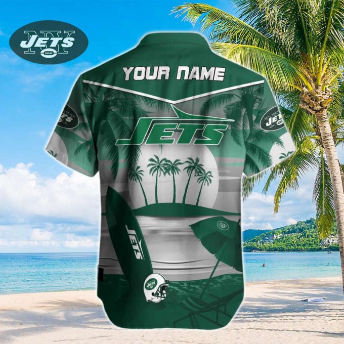 New York Jets Nfl-Hawaiian Shirt Custom 3