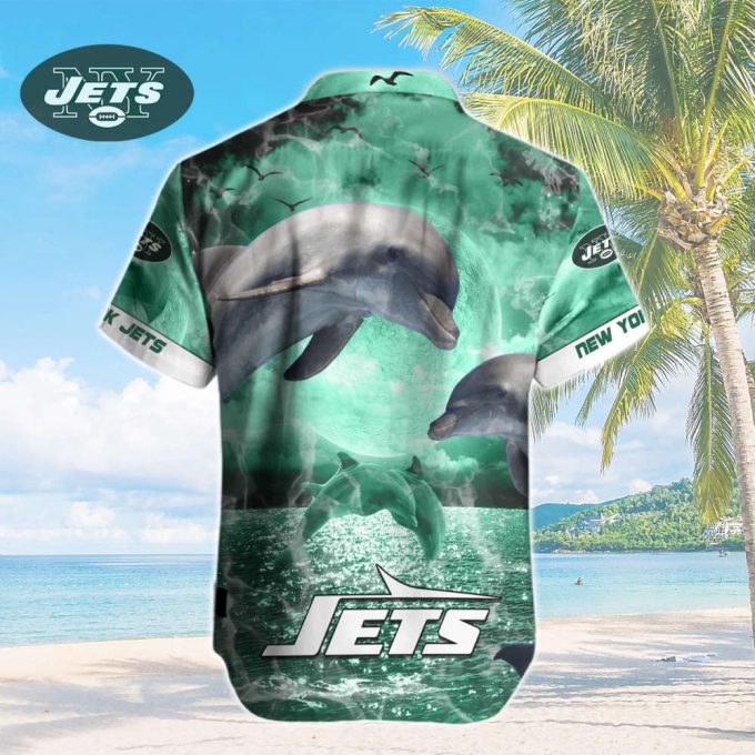 New York Jets Nfl-Hawaiian Shirt Custom 3